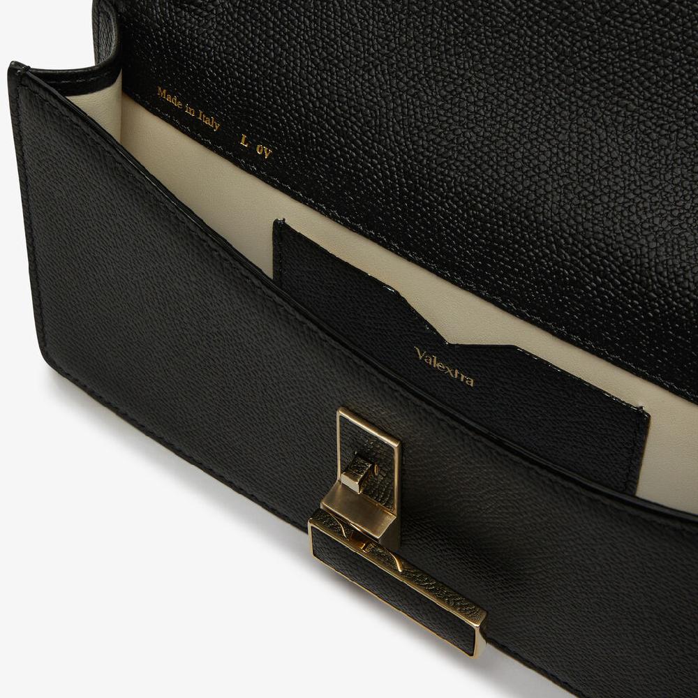 Valextra Borsa clutch semplice in Pelle Nera | Valextra Iside Outlet