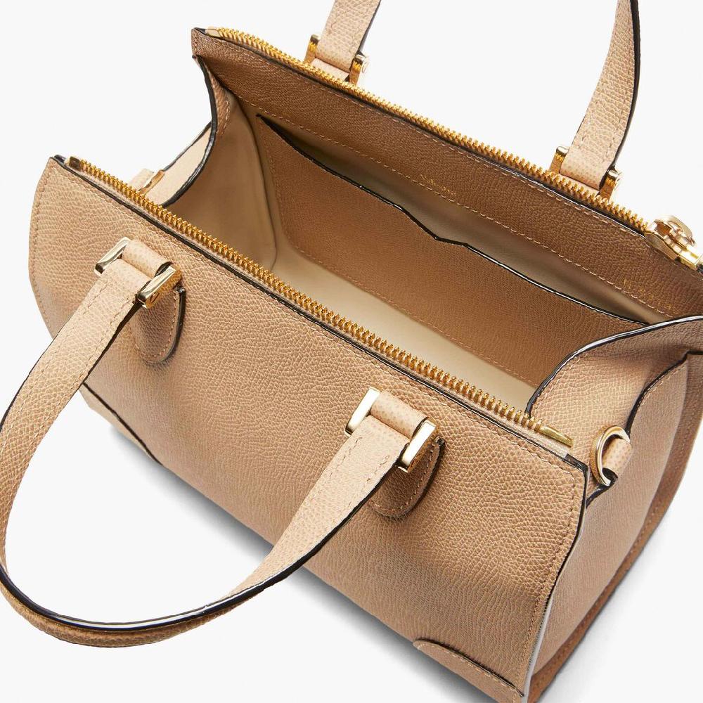 Valextra Borsa a bauletto in Pelle Beige con tracolla | Valextra Babila I Più Venduti