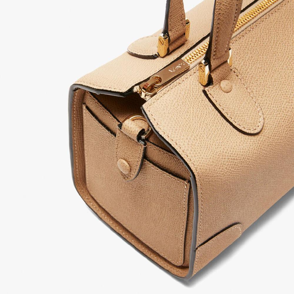 Valextra Borsa a bauletto in Pelle Beige con tracolla | Valextra Babila I Più Venduti
