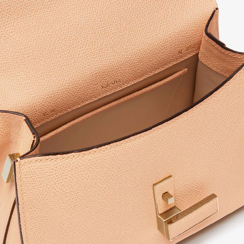 Valextra Borsa a mano Mini in Pelle Rosa Cipria | Valextra Iside Nuova