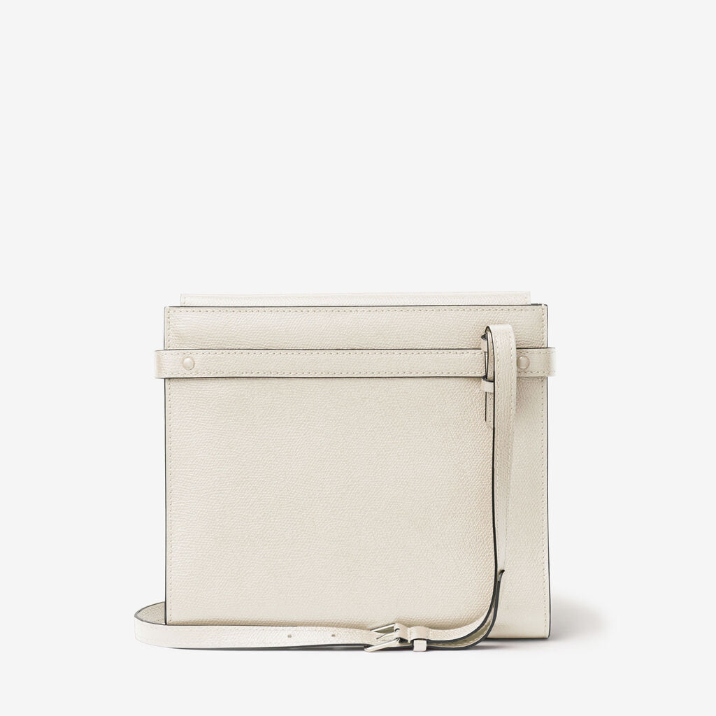Valextra Borsa a tracolla Mini in Pelle Bianca | Valextra Brera Italy
