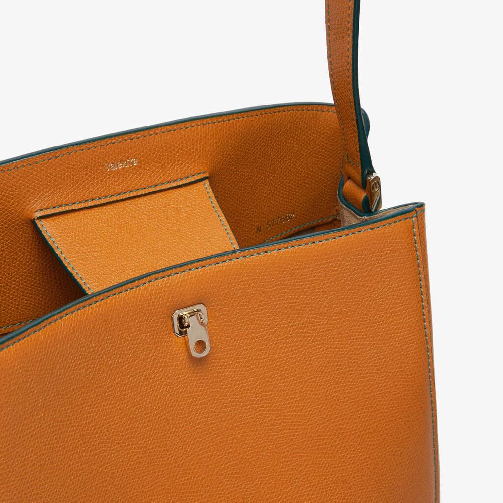 Valextra Borsa a spalla da Donna in Pelle Marrone | Valextra Brera Italia