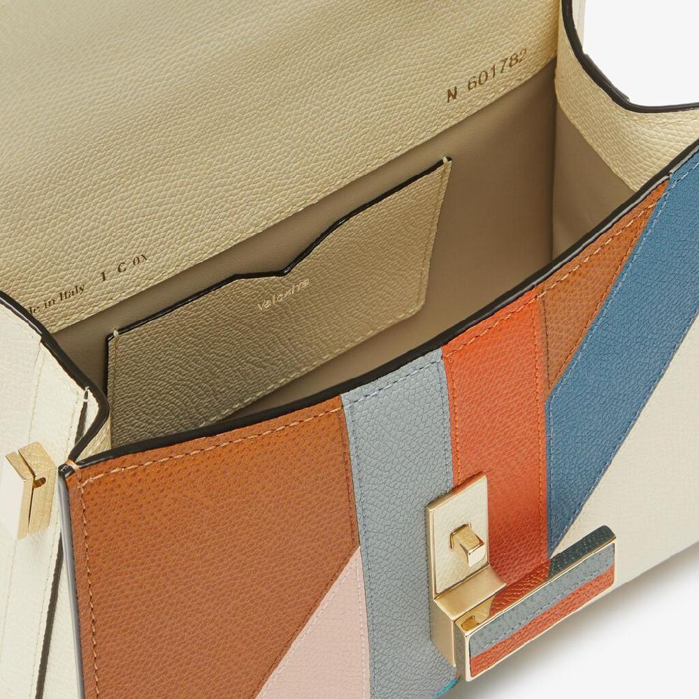Valextra Borsa a mano da Donna di Lusso in Pelle Multicolore | Valextra Iside Offerte stagionali