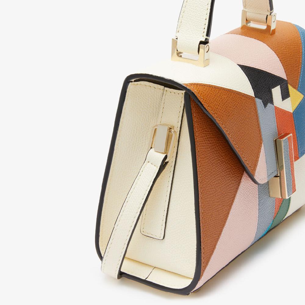 Valextra Borsa a mano da Donna di Lusso in Pelle Multicolore | Valextra Iside Offerte stagionali