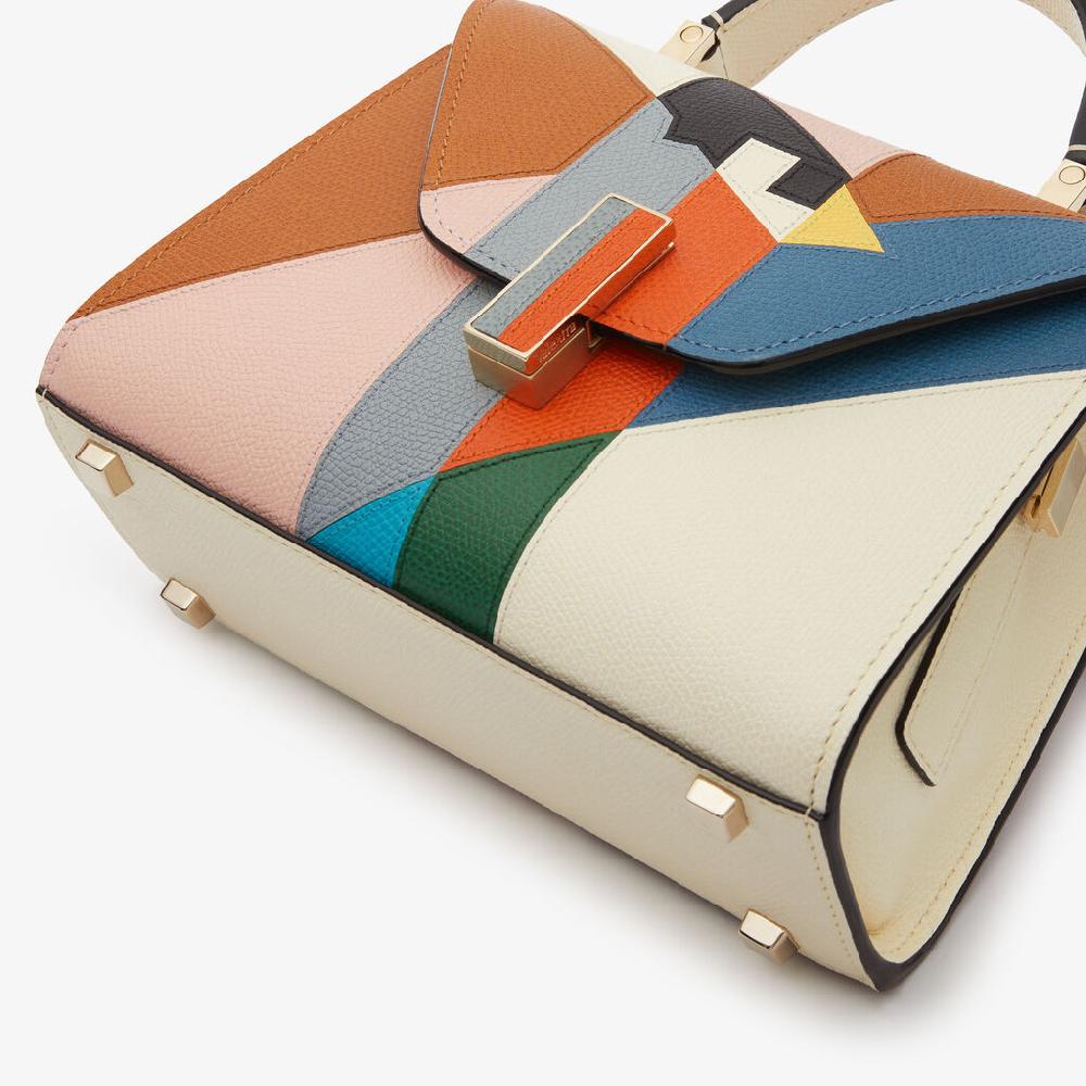 Valextra Borsa a mano da Donna di Lusso in Pelle Multicolore | Valextra Iside Offerte stagionali