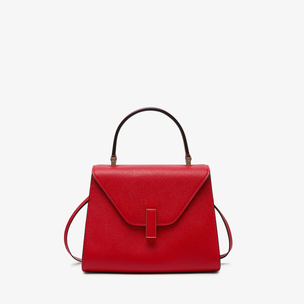 Valextra Valextra Iside: Borsa a mano Mini in Pelle Rossa Enormi risparmi