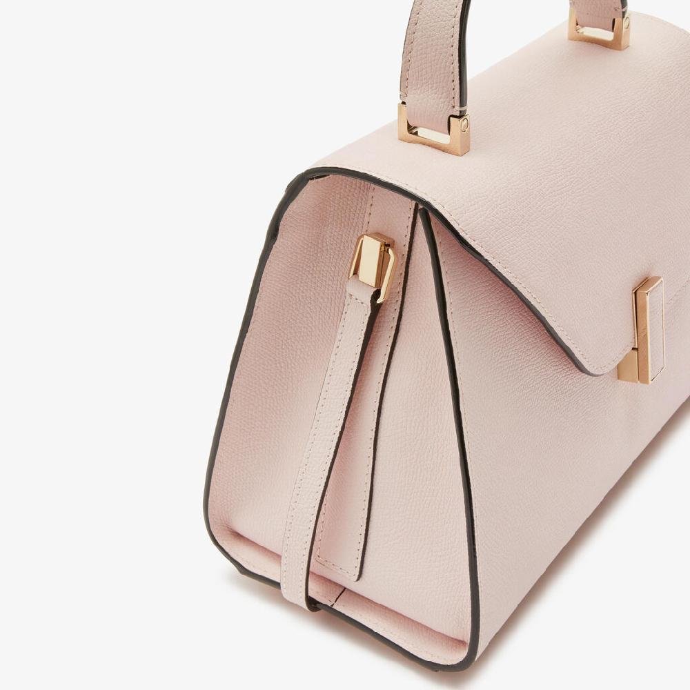 Valextra Borsa a mano Media in Pelle Rosa Chiara | Valextra Iside Ritorno libero