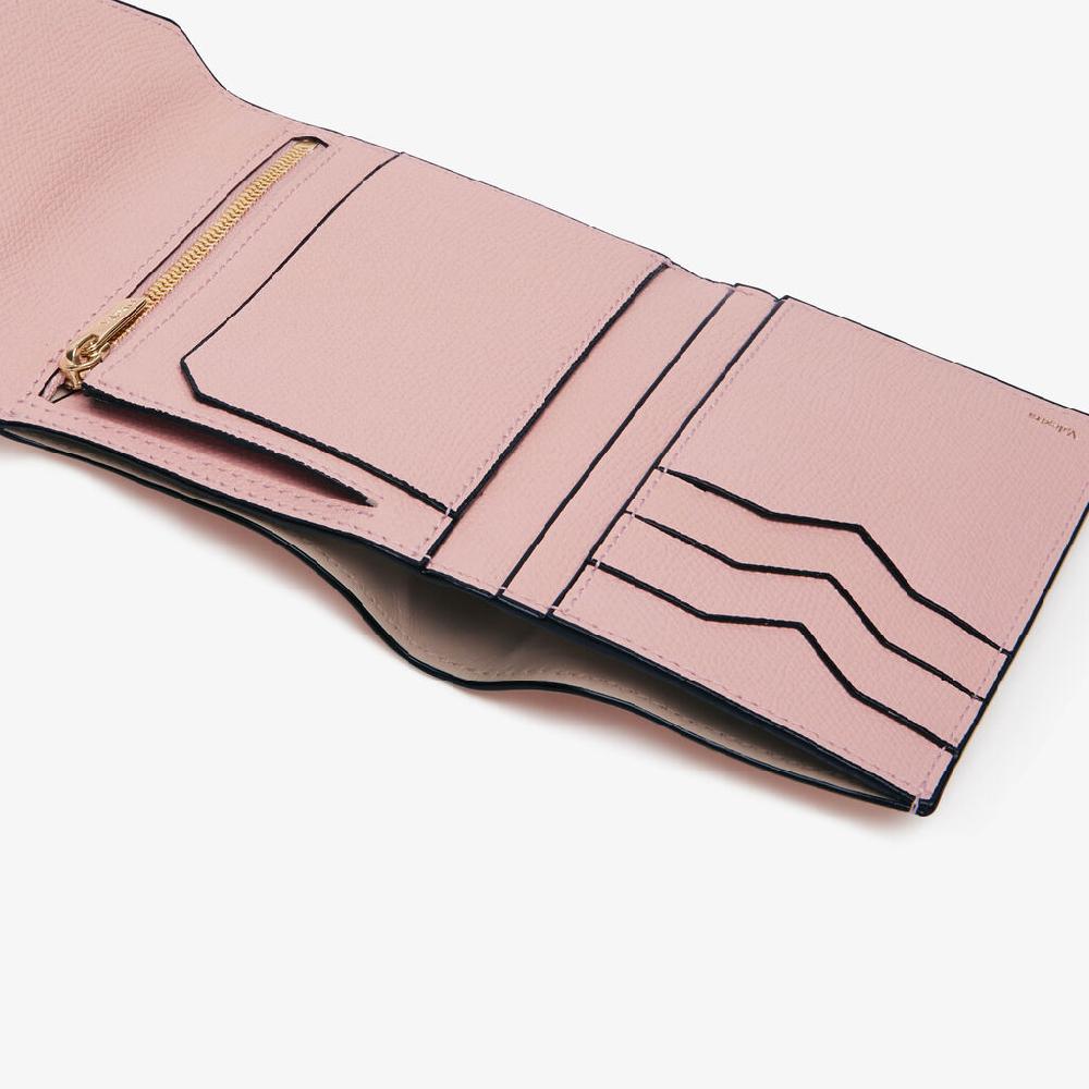 Valextra Portafoglio piccolo in Pelle Rosa | Valextra Iside Fino al 60% di sconto