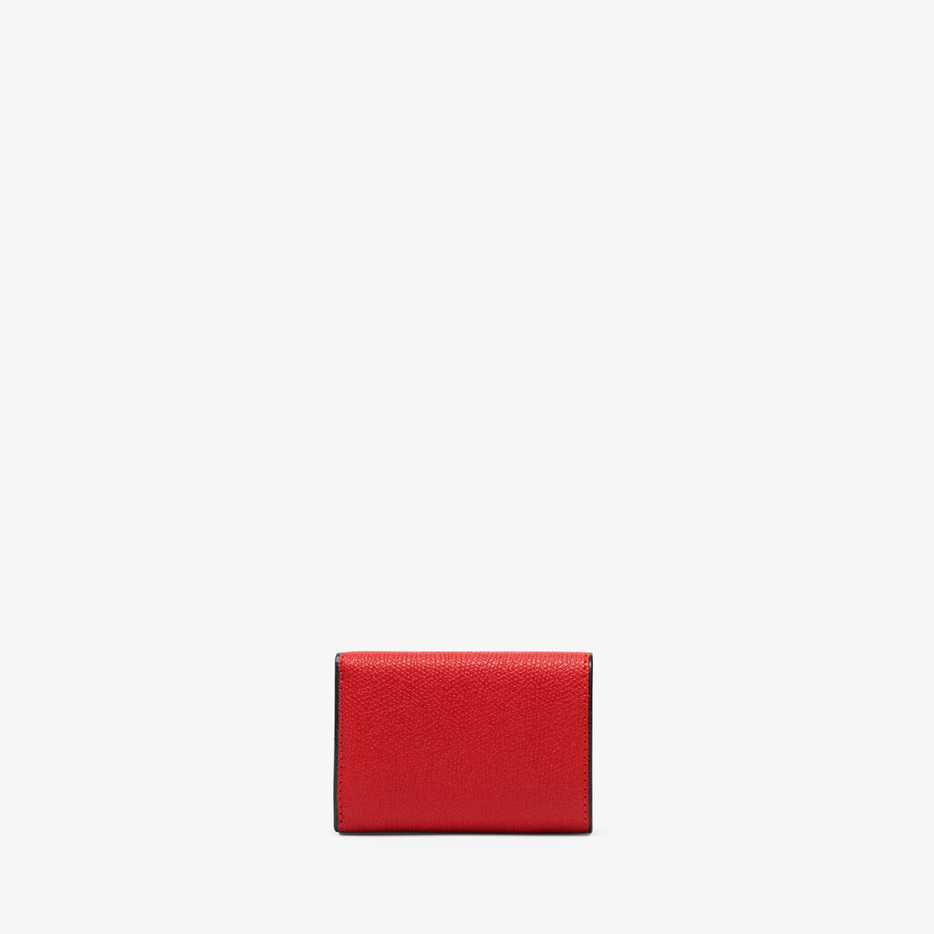 Valextra Portafoglio Bifold compatto in Pelle Rossa | Valextra Only for today