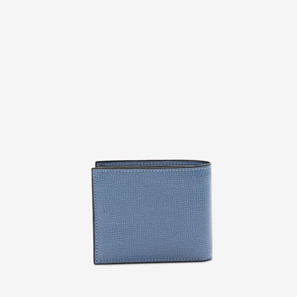 Valextra Portafoglio bifold piccolo in Pelle Blu Cobalto | Valextra Black Friday Prezzi