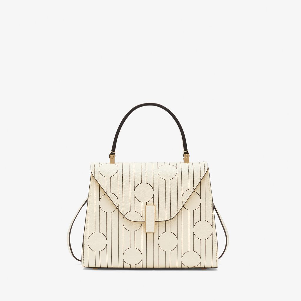 Valextra Borsa a mano Mini da Donna Bianca e Nera | Valextra Iside