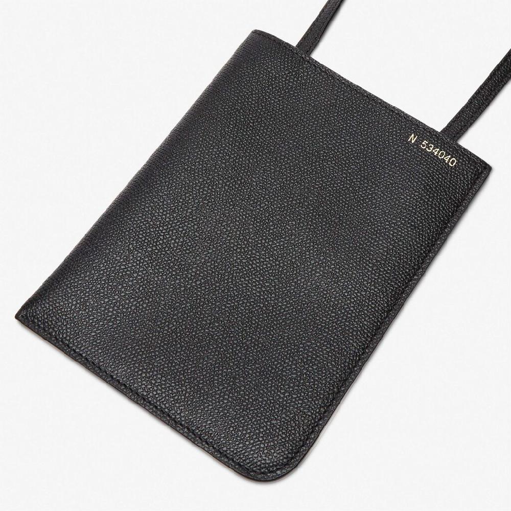 Valextra Portafoglio grande in Pelle Nera | Valextra Soft Pezzi Unici