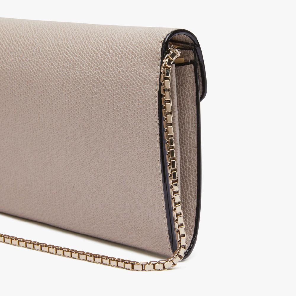 Valextra Portafoglio grande da Donna in Pelle Rosa Nude | Valextra Iside Sconto