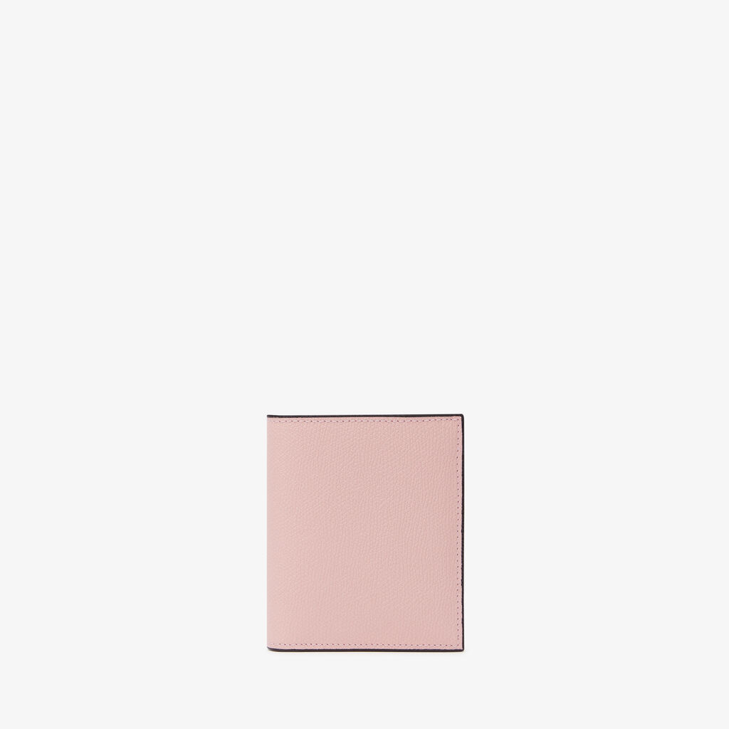 Valextra Portafoglio piccolo da Donna di Lusso in Pelle Rosa | Valextra