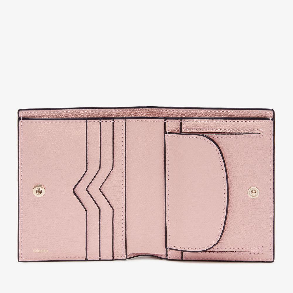Valextra Portafoglio piccolo da Donna di Lusso in Pelle Rosa | Valextra Hotsell