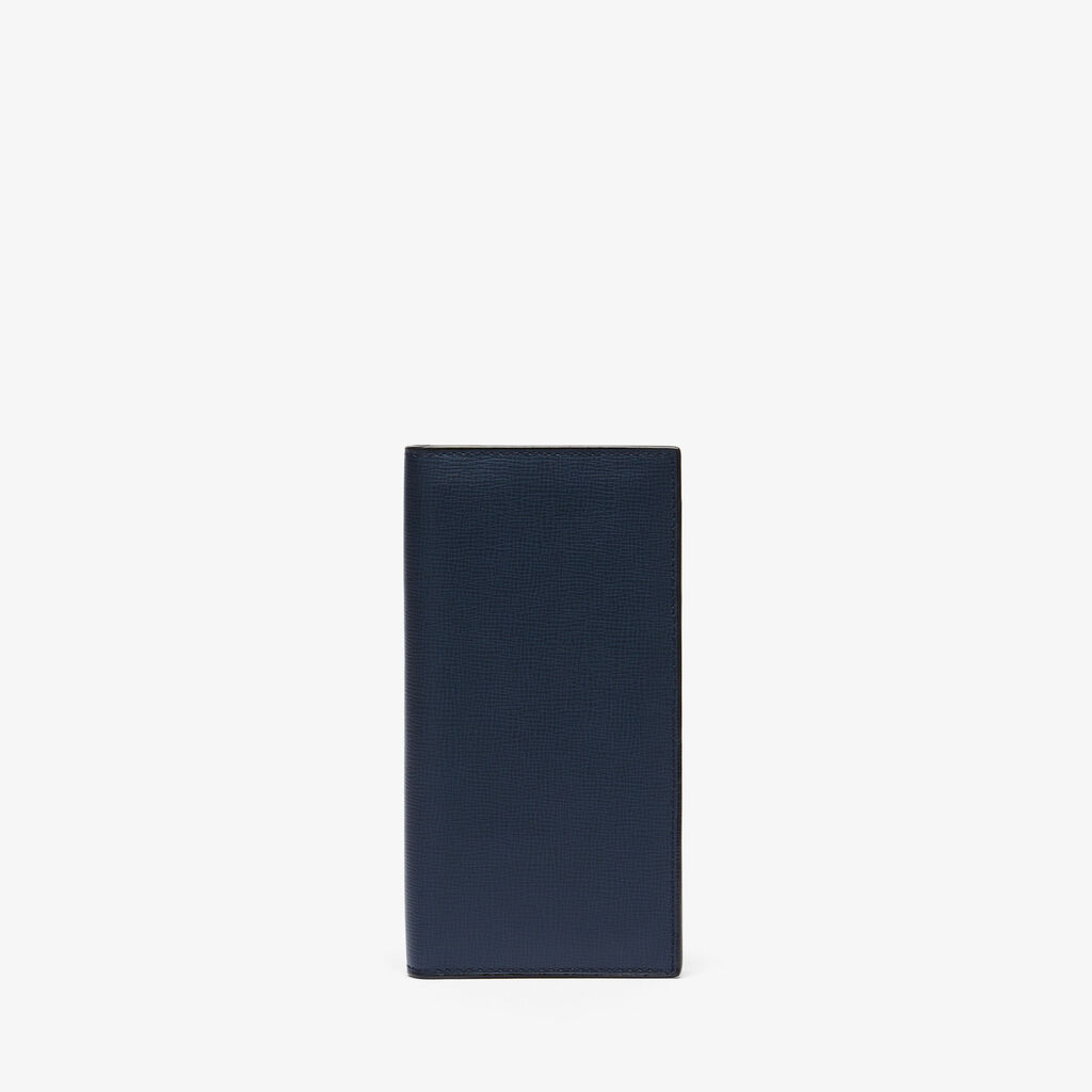 Valextra Portafoglio verticale Bifold in Pelle Blu | Valextra Comprare a buon mercato