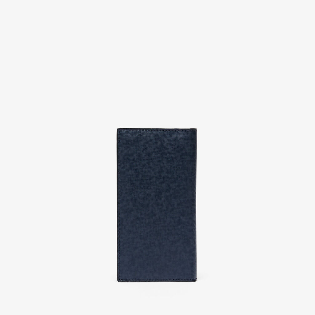 Valextra Portafoglio verticale Bifold in Pelle Blu | Valextra Comprare a buon mercato