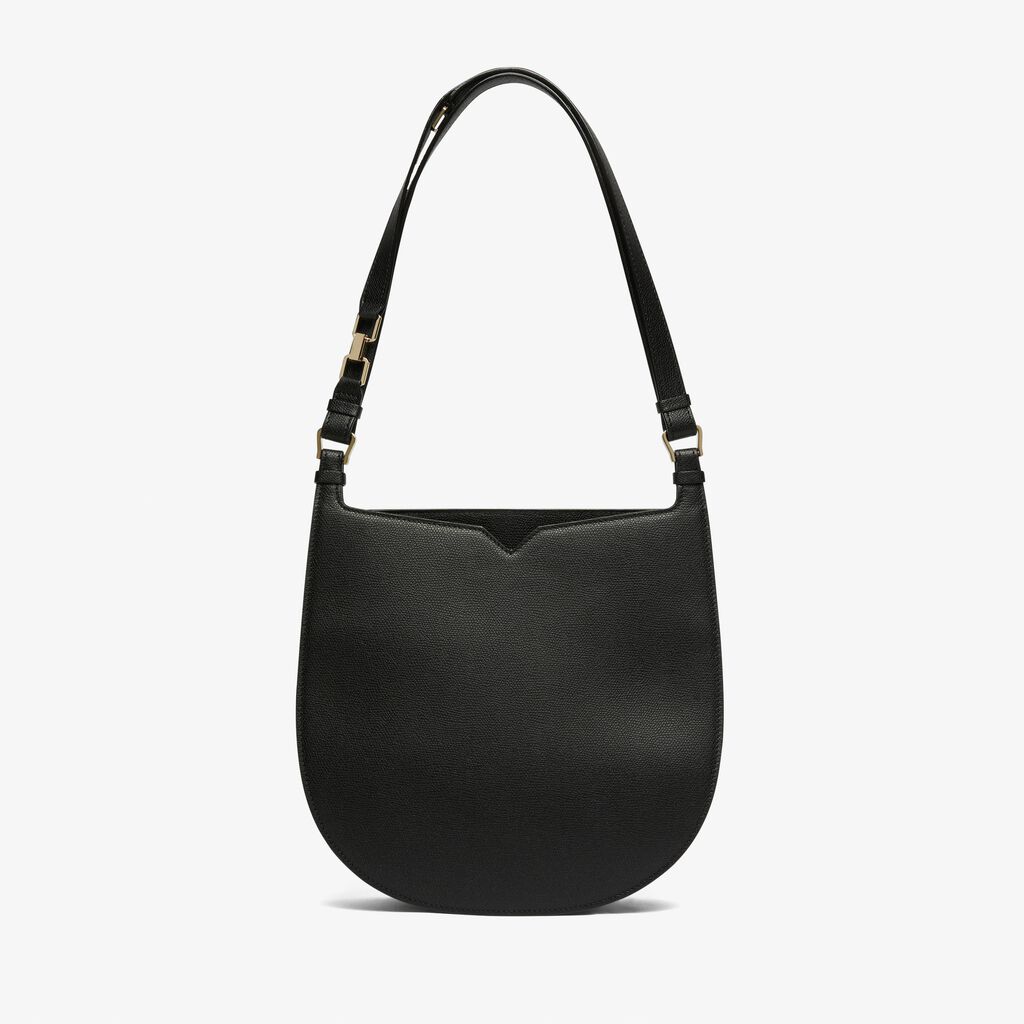 Valextra Borsa a spalla Media in Pelle Nera | Valextra Hobo Fornitura limitata