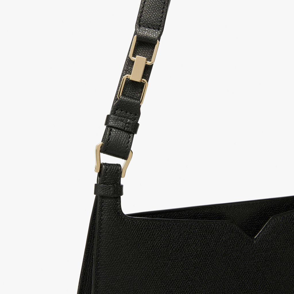 Valextra Borsa a spalla Media in Pelle Nera | Valextra Hobo Fornitura limitata
