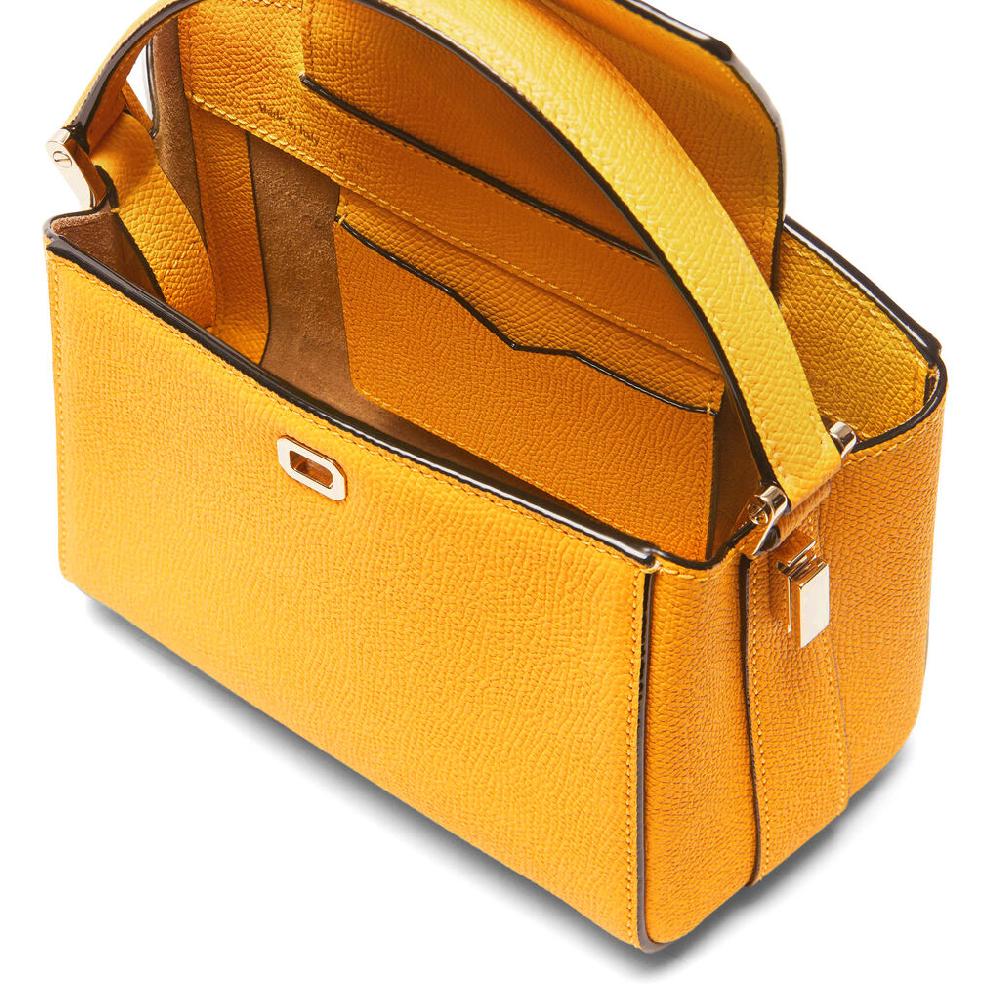 Valextra Borsa a tracolla da Donna in Pelle Gialla | Valextra Brera Black Friday