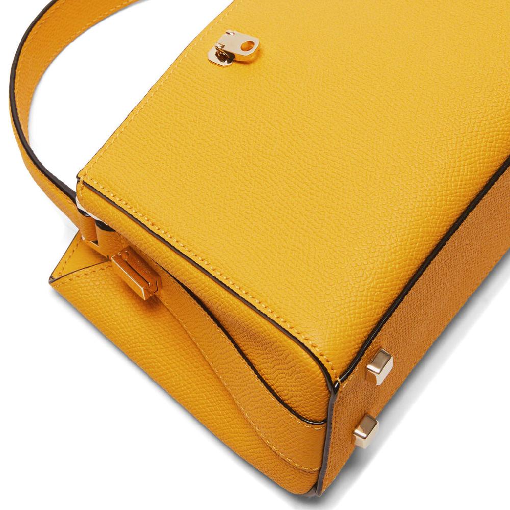 Valextra Borsa a tracolla da Donna in Pelle Gialla | Valextra Brera Black Friday