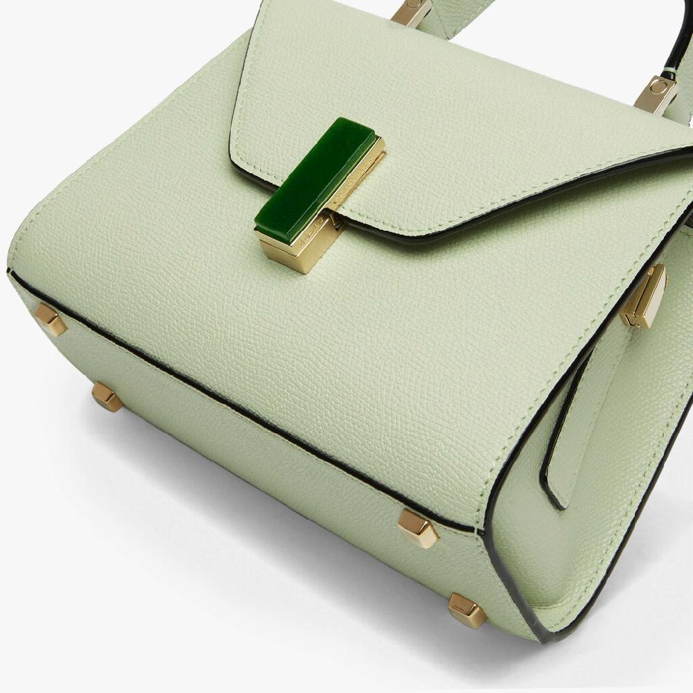 Valextra Borsetta da Donna in Pelle Verde chiara | Valextra Iside Cyber Monday