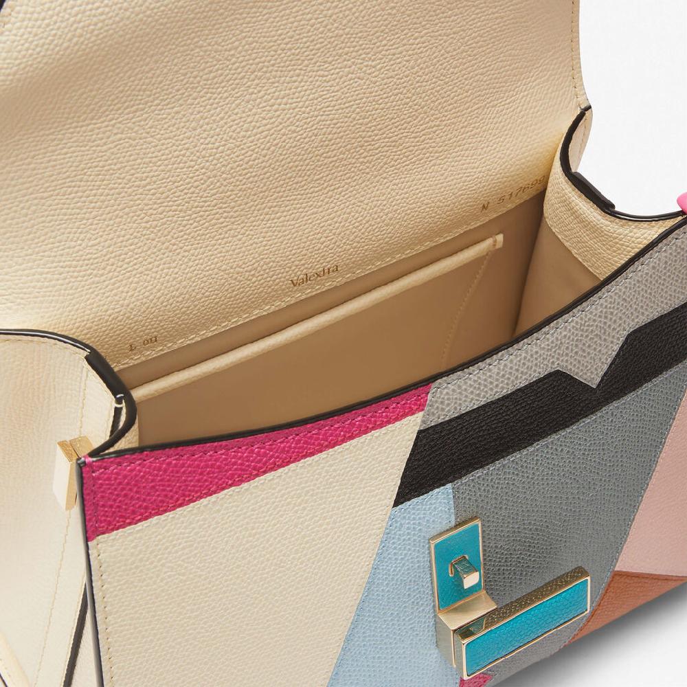 Valextra Borsa a mano da Donna Mini in Pelle Multicolore | Valextra Iside Offerta per la Festa della Mamma