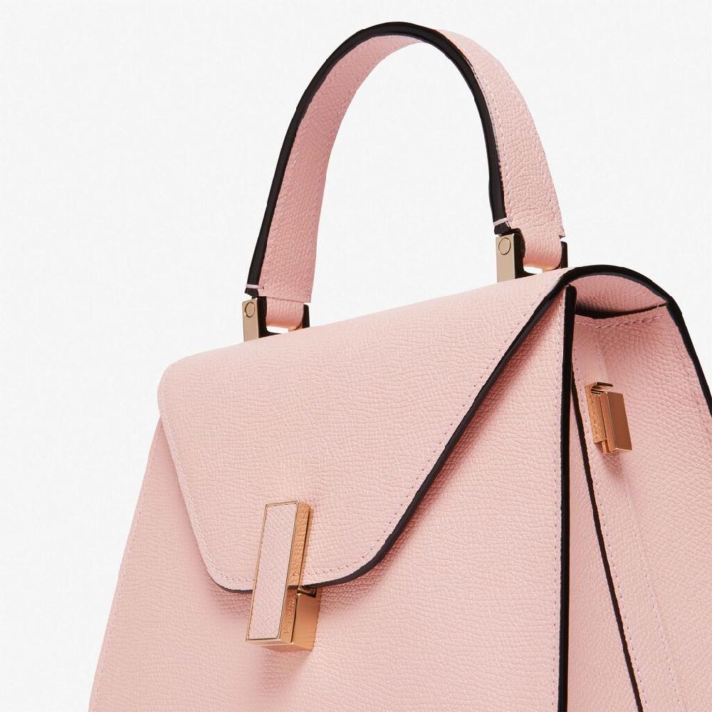 Valextra Borsa a mano Mini in Pelle Rosa | Valextra Iside Vendita calda