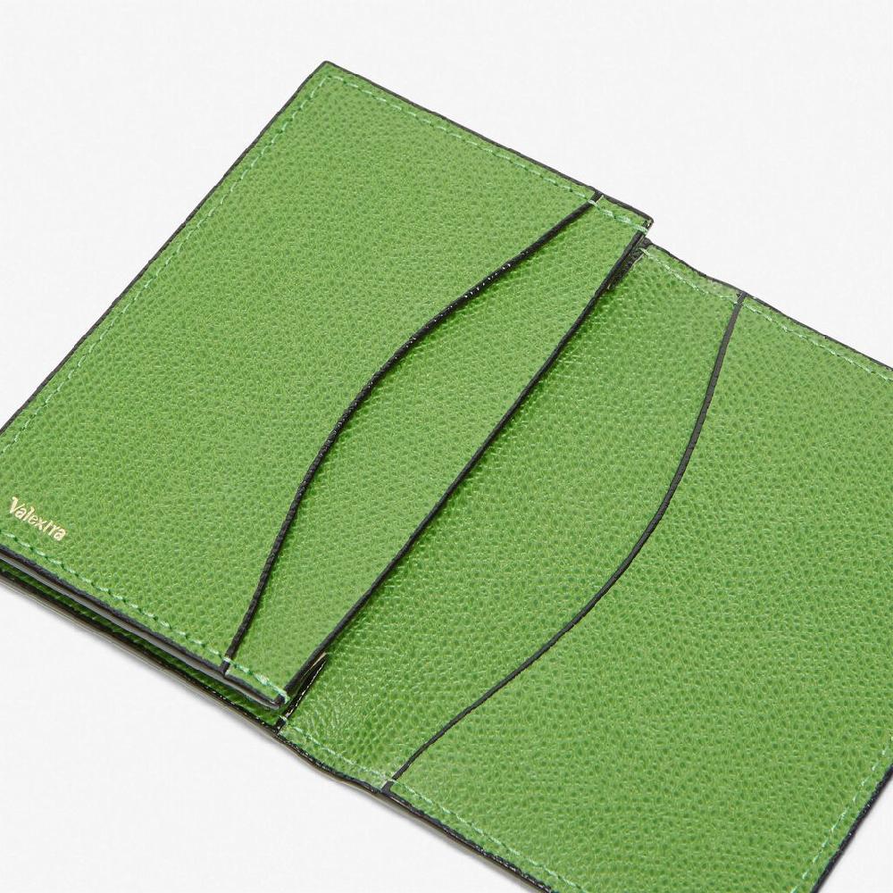 Valextra Portatessere e biglietti da visita in Pelle Verde | Valextra Latest fashion