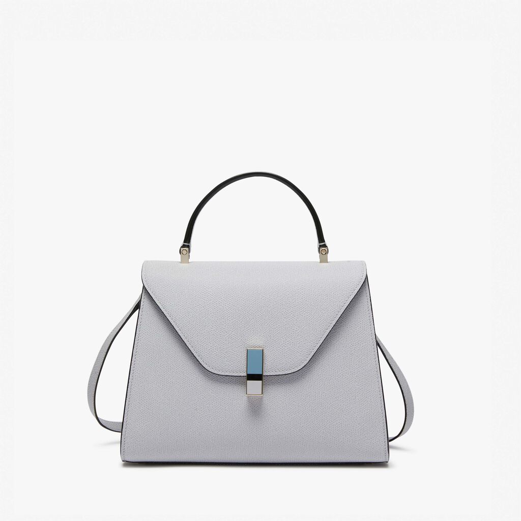 Valextra Borsa a mano da Donna in Pelle Grigia | Valextra Iside