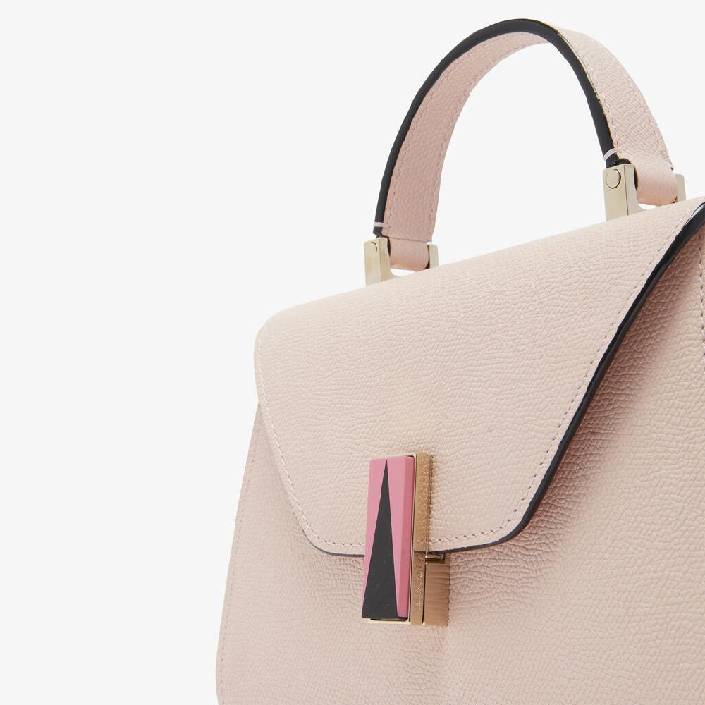 Valextra Borsetta a mano da Donna in Pelle Rosa | Valextra Iside Offerta temporanea