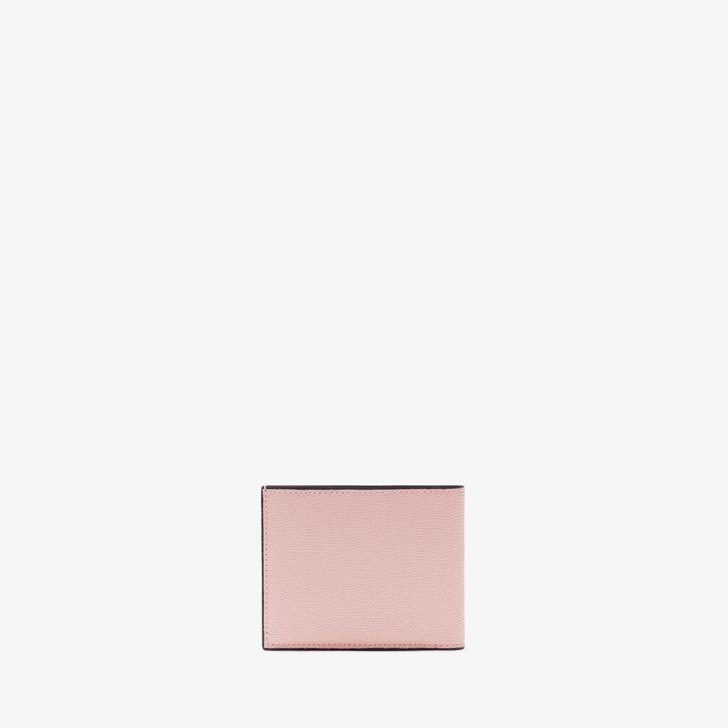 Valextra Portafoglio bifold da Donna in Pelle Rosa di Lusso | Valextra Liquidazione