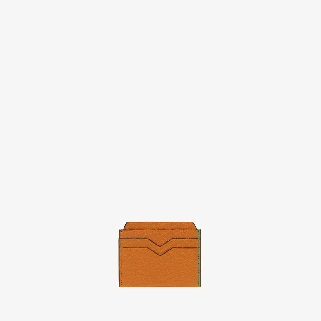 Valextra Portatessere e carte di credito in Pelle Marrone | Valextra ACQUISTA ORA