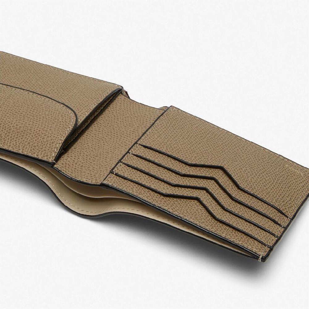 Valextra Portafoglio con portatessere in Pelle Marrone Tortora | Valextra Fino al 65% di sconto