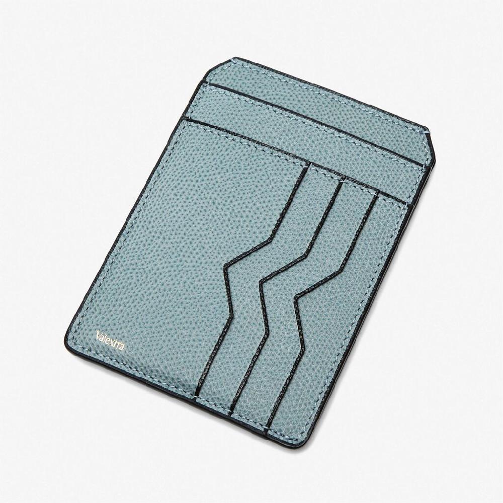 Valextra Portatessere in Pelle Azzurra cerulea | Valextra Fino al 55% di sconto
