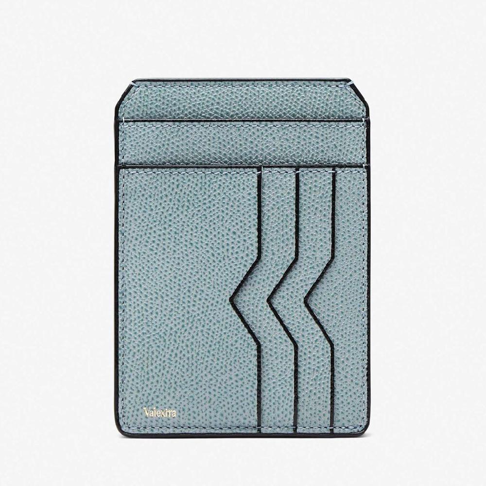 Valextra Portatessere in Pelle Azzurra cerulea | Valextra Fino al 55% di sconto