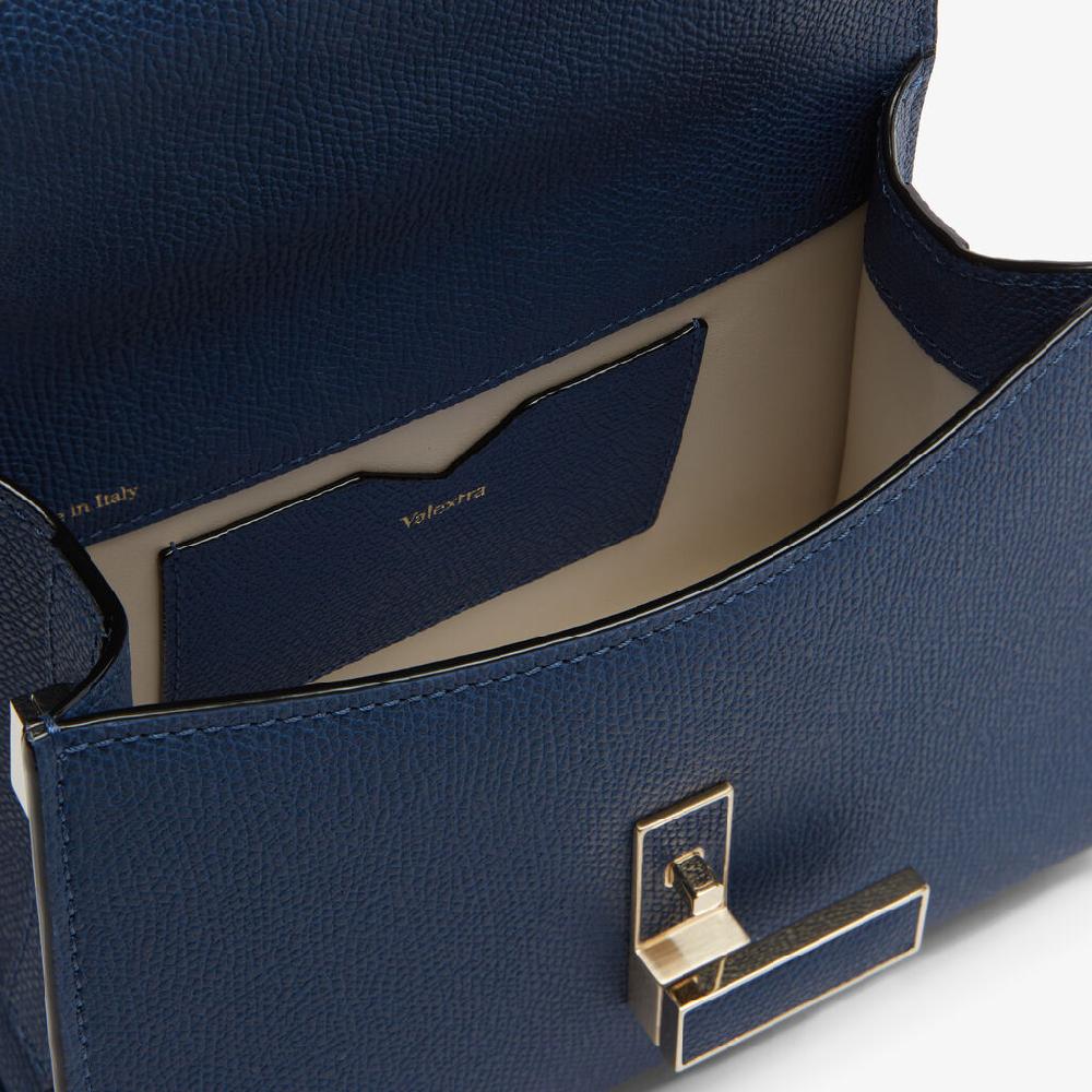 Valextra Borsa a tracolla Donna in Pelle Blu Zaffiro | Valextra Iside 50% di sconto con spedizione gratuita