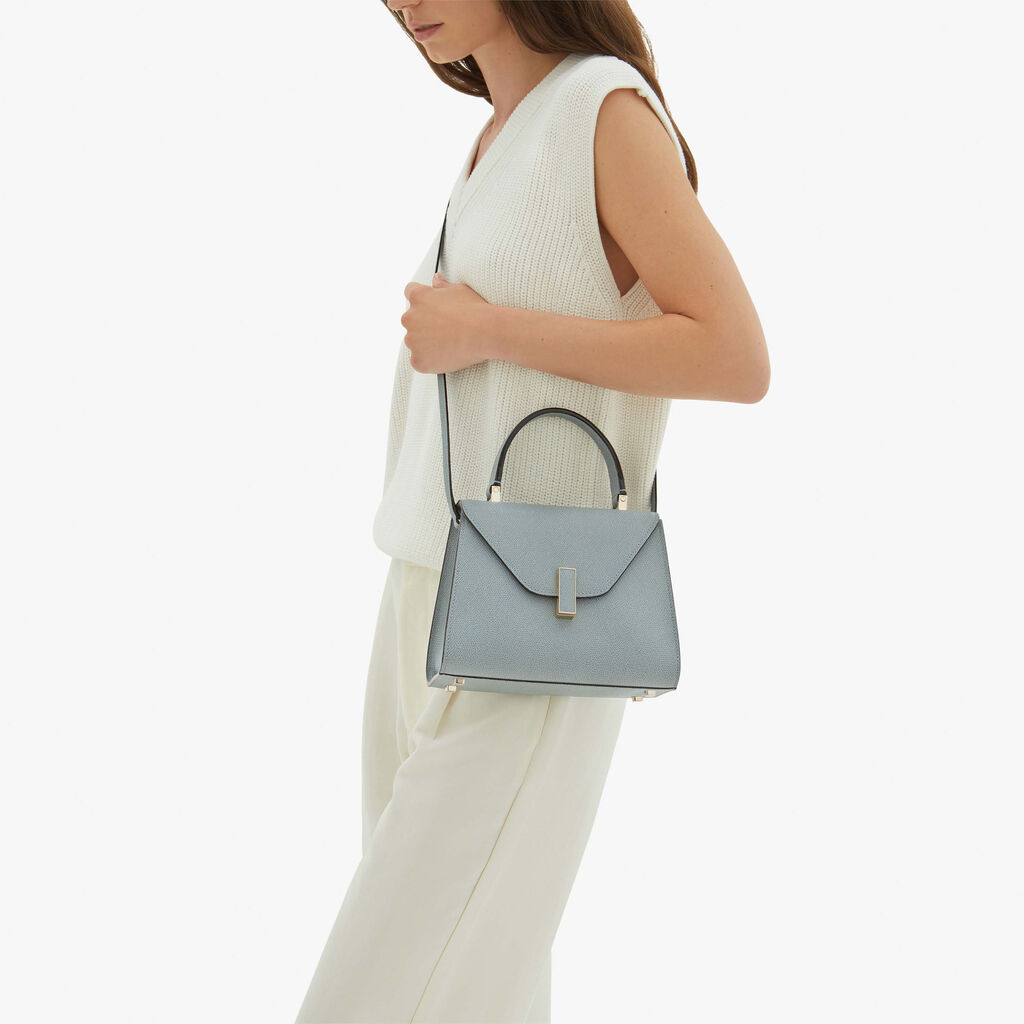 Valextra Borsa a mano Mini in Pelle Blu | Valextra Iside In vendita