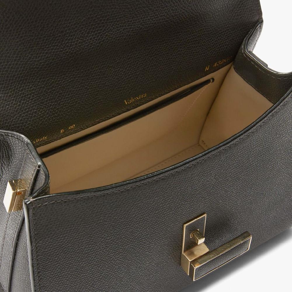 Valextra Borsa a mano Mini in Pelle Grigia | Valextra Iside 50% di sconto per tempo limitato