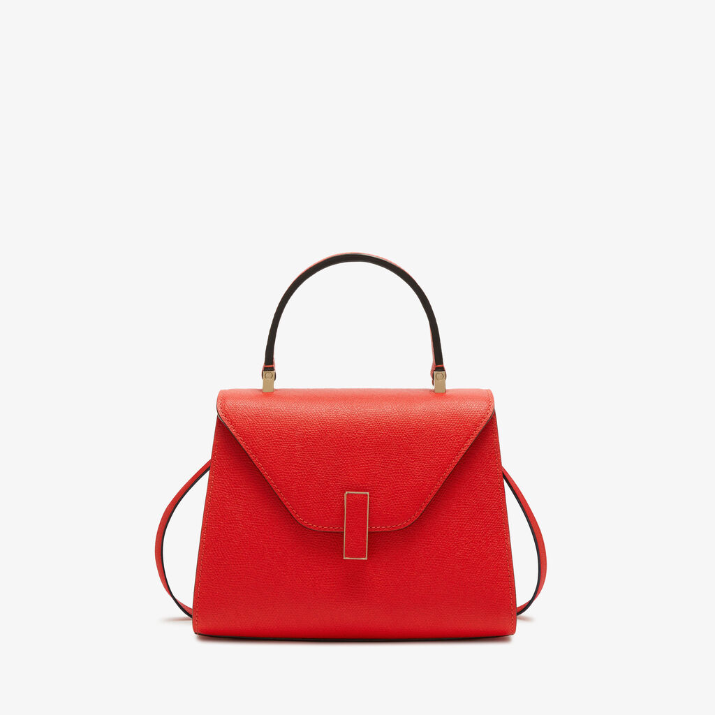 Valextra Borsa a mano Mini in Pelle Rossa | Valextra Iside Sconti questo mese