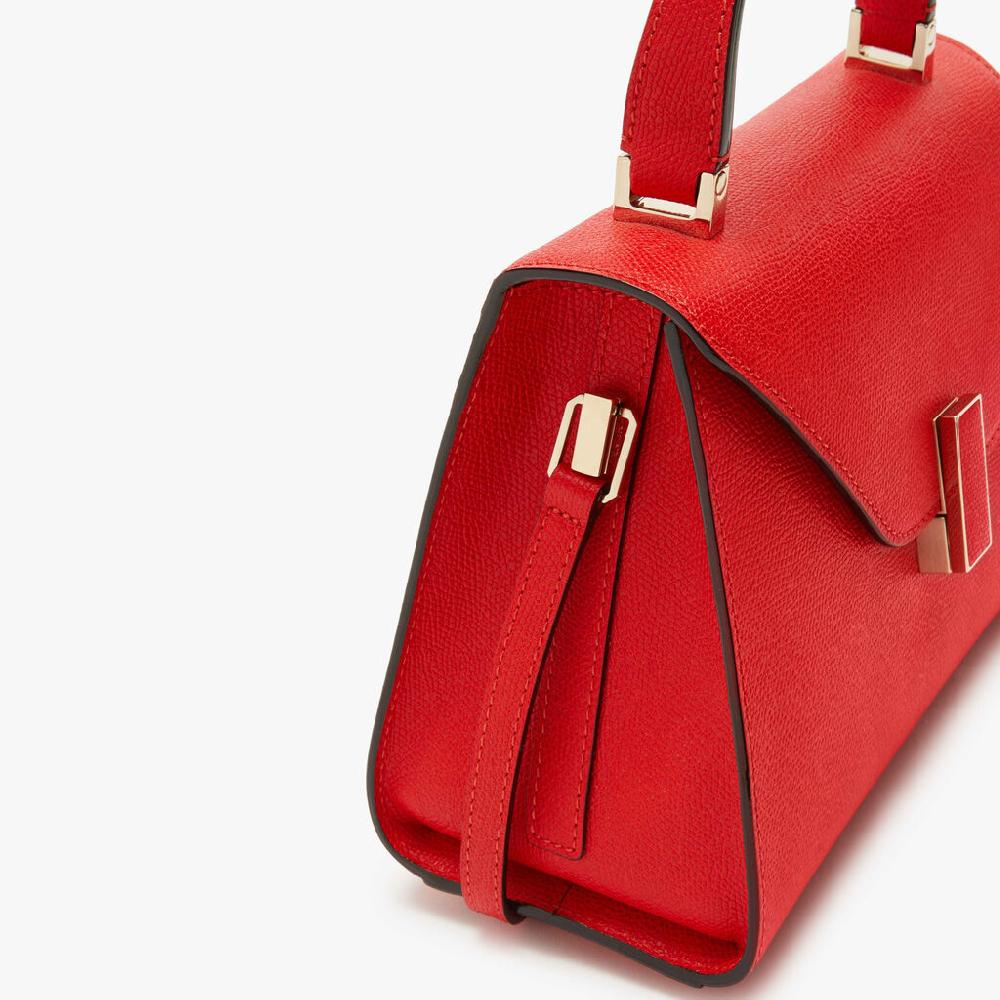 Valextra Borsa a mano Mini in Pelle Rossa | Valextra Iside Sconti questo mese