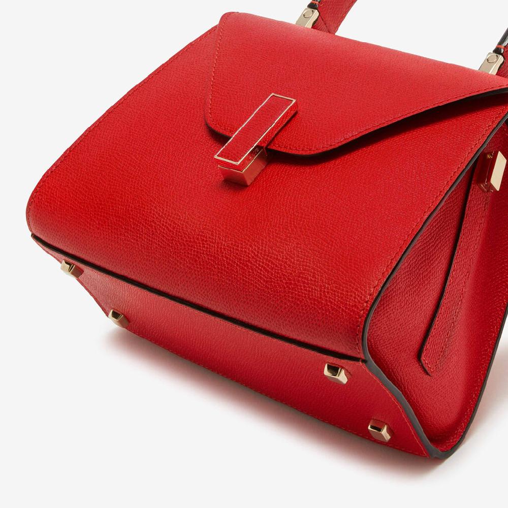 Valextra Borsa a mano Mini in Pelle Rossa | Valextra Iside Sconti questo mese