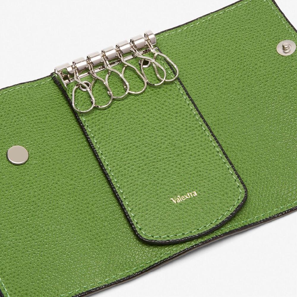 Valextra Portachiavi con 6 ganci in Pelle Verde | Valextra Fino Al -60%