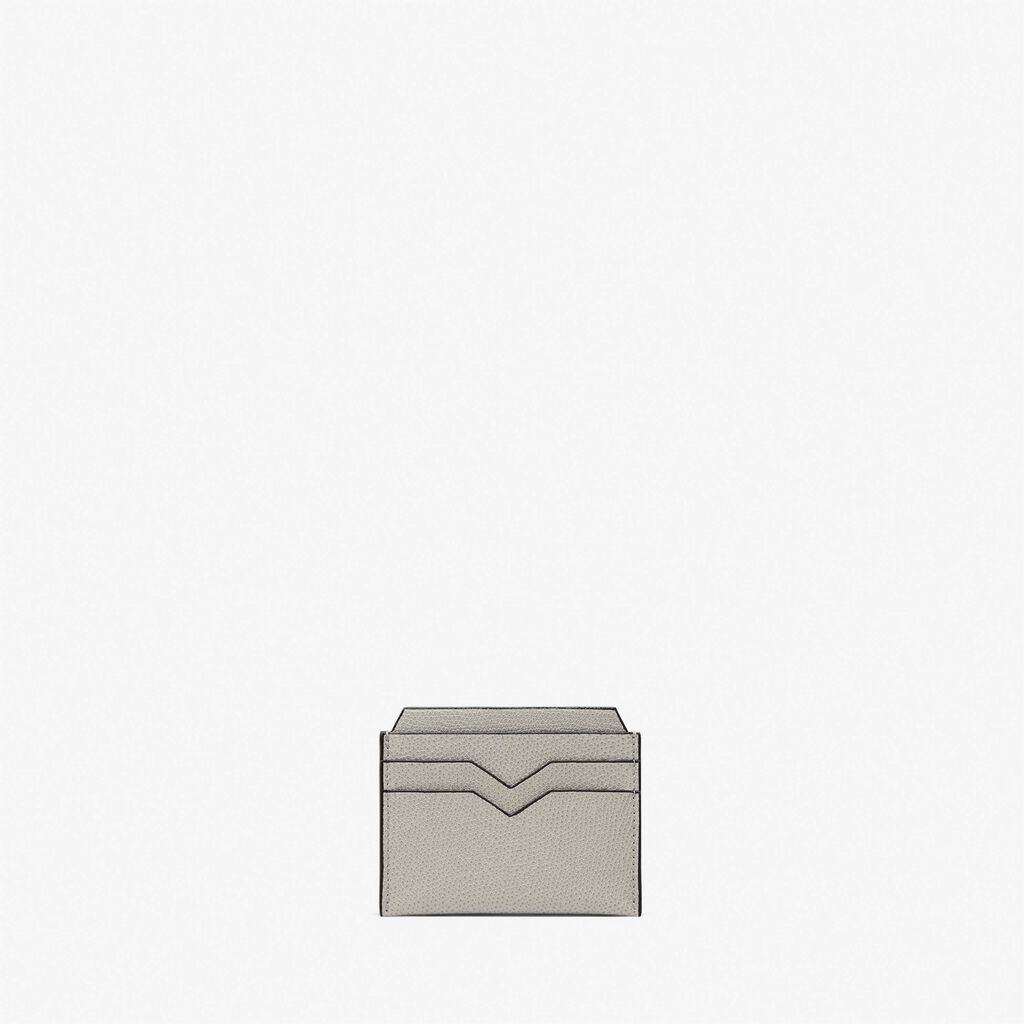 Valextra Portatessere compatto in Pelle Grigio chiaro | Valextra Convenienza