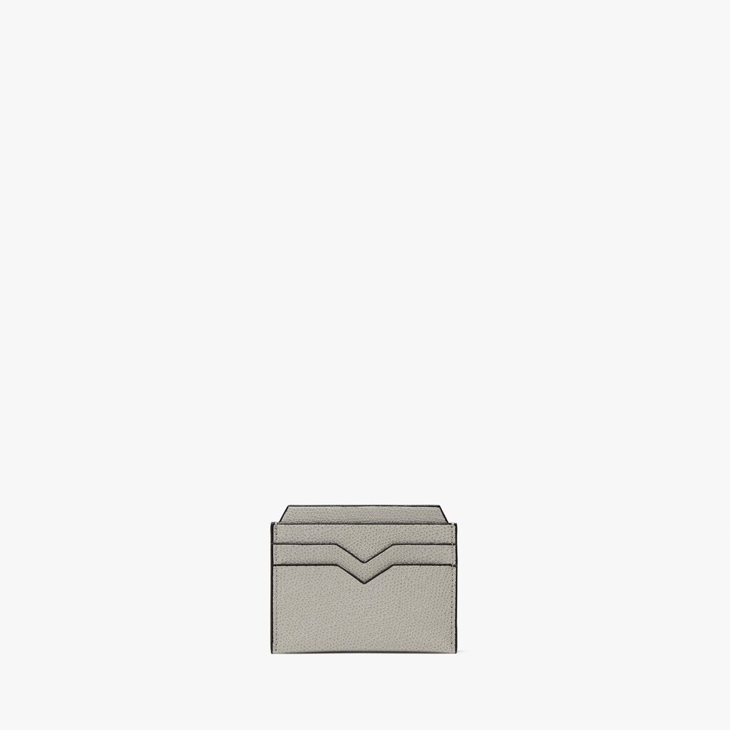 Valextra Portatessere compatto in Pelle Grigio chiaro | Valextra Convenienza