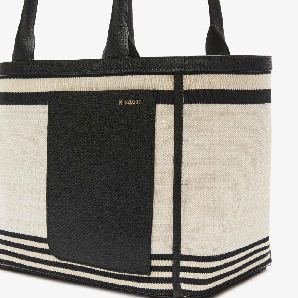 Valextra Tote bag Mini in Tessuto Marrone | Valextra Hotsell