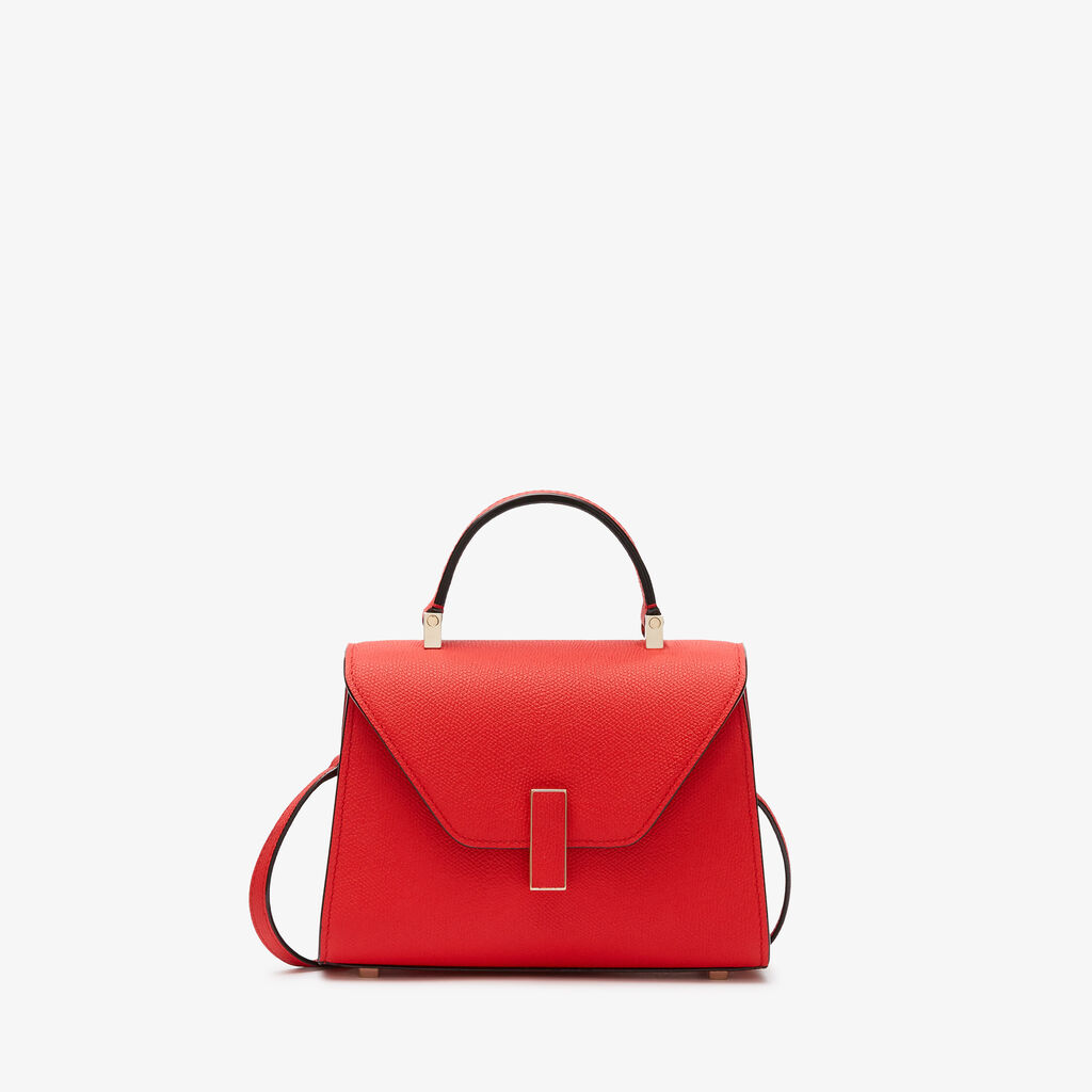 Valextra Borsa a tracolla Donna in Pelle Rossa cremisi | Valextra Iside