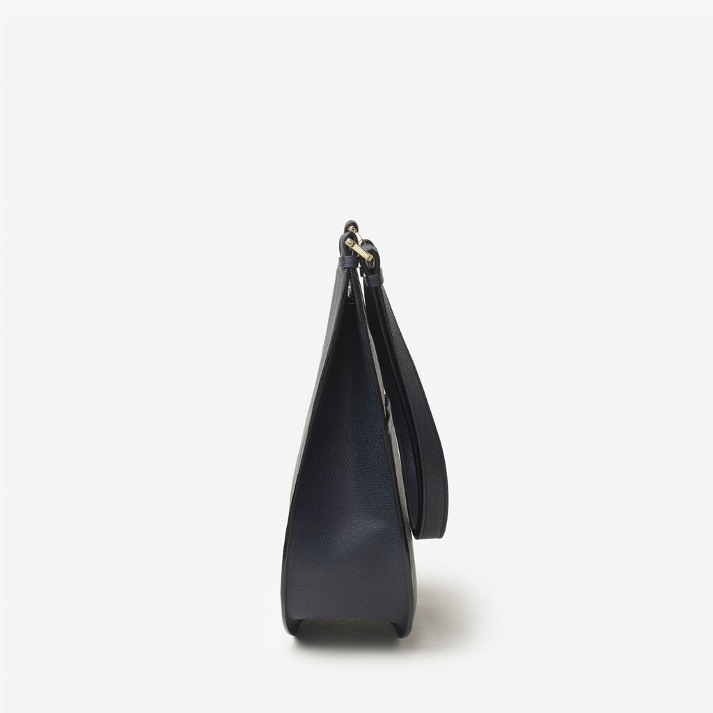 Valextra Borsa a spalla Media in Pelle Blu | Valextra Hobo Offerta Giorno del Papà