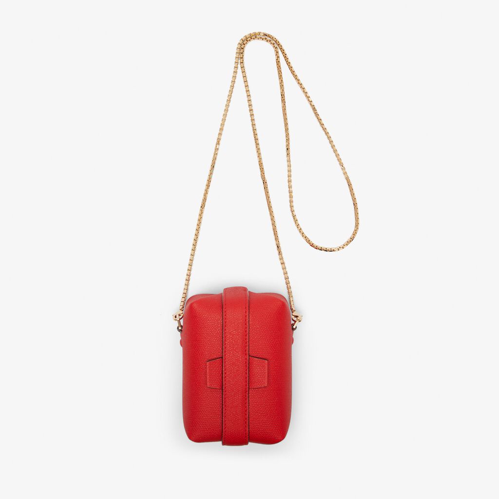 Valextra Borsa a tracolla Nano minimal in Pelle Rossa | Valextra Tric Trac Grandi sconti