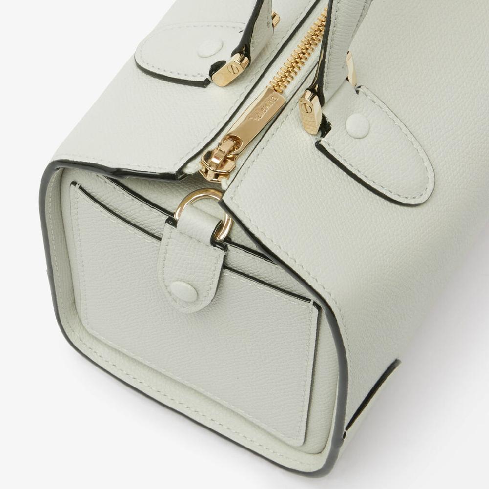 Valextra Borsa bauletto da Donna di Lusso in Pelle Bianca | Valextra Babila Offerte stagionali
